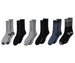 Dearfoams Men's Cushioned Cotton Crew Socks 6 Pack