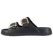 Foamwalk Womens' Sandals - Comfortable Double Buckle Beach Slides, Everyday Women's Slide Sandals