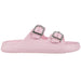Foamwalk Womens' Sandals - Comfortable Double Buckle Beach Slides, Everyday Women's Slide Sandals