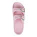 Foamwalk Womens' Sandals - Comfortable Double Buckle Beach Slides, Everyday Women's Slide Sandals