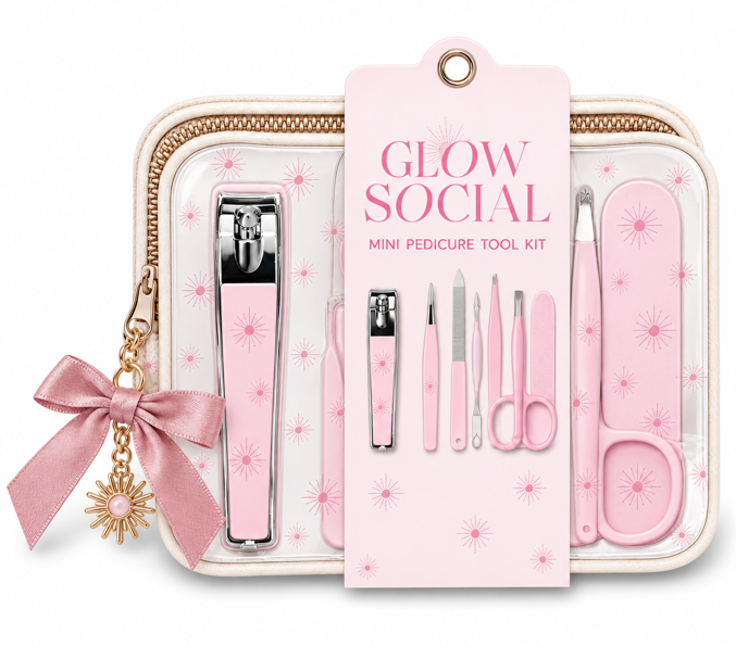 Glow Social Pedi Tool Kit