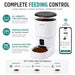 iHome Smart Automatic Pet Feeder with WiFi, App Control, 4L Capacity