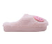 Kensie Girls' Faux Fur Slippers – Cozy Slip-On House Slippers with Cute Patches, Soft Plush Indoor Shoes for Little Kid/Big Kid