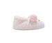 Kensie Toddler Girls' Sherpa Slippers – Cozy Plush Slip-On House Shoes, Soft Indoor Slippers for Little Girls