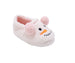 Kensie Toddler Girls' Sherpa Slippers – Cozy Plush Slip-On House Shoes, Soft Indoor Slippers for Little Girls
