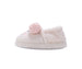 Kensie Toddler Girls' Sherpa Slippers – Cozy Plush Slip-On House Shoes, Soft Indoor Slippers for Little Girls