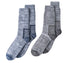 Lands End Mens Full Cushion Cotton Thermal Boot Socks 2-Pack