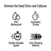 Purify Rechargeable Portable Electric Callus Remover for Feet, Foot Scrubber, Cracked Dry Skin Remover - Electric Callus Remover