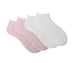 Sam Edelman Women’s Quarter Socks - 6 PK Cotton with Scalloped Edge & Cushioned Sole