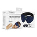 TRAKK 3-in-1 Bluetooth Sleep Mask with Headphones and White Noise – Eye Mask with Built-In Bluetooth 5.1 Audio for Sleeping, Travel, Meditation