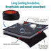 TRAKK Stomach and Back Heating Pad Wrap Heat Belly Wrap Belt with Vibration Massage