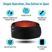 TRAKK Stomach and Back Heating Pad Wrap Heat Belly Wrap Belt with Vibration Massage