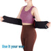 TRAKK Stomach and Back Heating Pad Wrap Heat Belly Wrap Belt with Vibration Massage