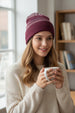 Merino Wool Modern Fair Isle Knit Beanie