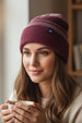 Merino Wool Modern Fair Isle Knit Beanie