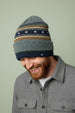 The Merino Wool Slouchy Modern Fair Isle Beanie
