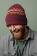 The Merino Wool Mountain Scape Knit Beanie