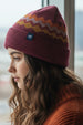 The Merino Wool Mountain Scape Knit Beanie
