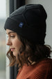 The Softest Ultra Cozy Yak Yarn with Diamond Cable Knit Beanie
