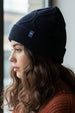 The Softest Ultra Cozy Yak Yarn with Diamond Cable Knit Beanie