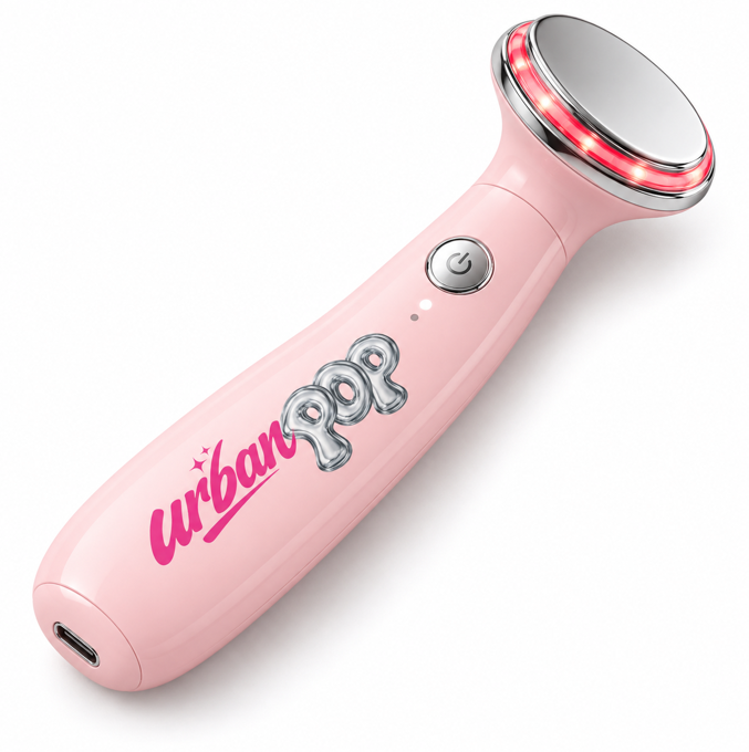 Urban Pop Electric facial massage wand with low-level LED light and sonic vibration