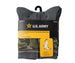 US Army Men's Half Cushion Recycled Cotton Mesh Crew Socks 6-Pack
