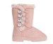 bebe Girl's Fur Lined Winter Boot with Rhinestone Details