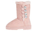 bebe Girl's Fur Lined Winter Boot with Rhinestone Details