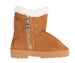 bebe Girl's Winter Boots Fur Boot Cuffs Sherpa Lined Shearling Microsuede Boots - Warm Boots For Girls, Black/Cognac/Sand
