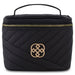 Daisy Fuentes Women's Quilted Makeup Bag - Makeup Organizer Travel Bag, Cosmetic Bag, Toiletry Bag, Square Train Case
