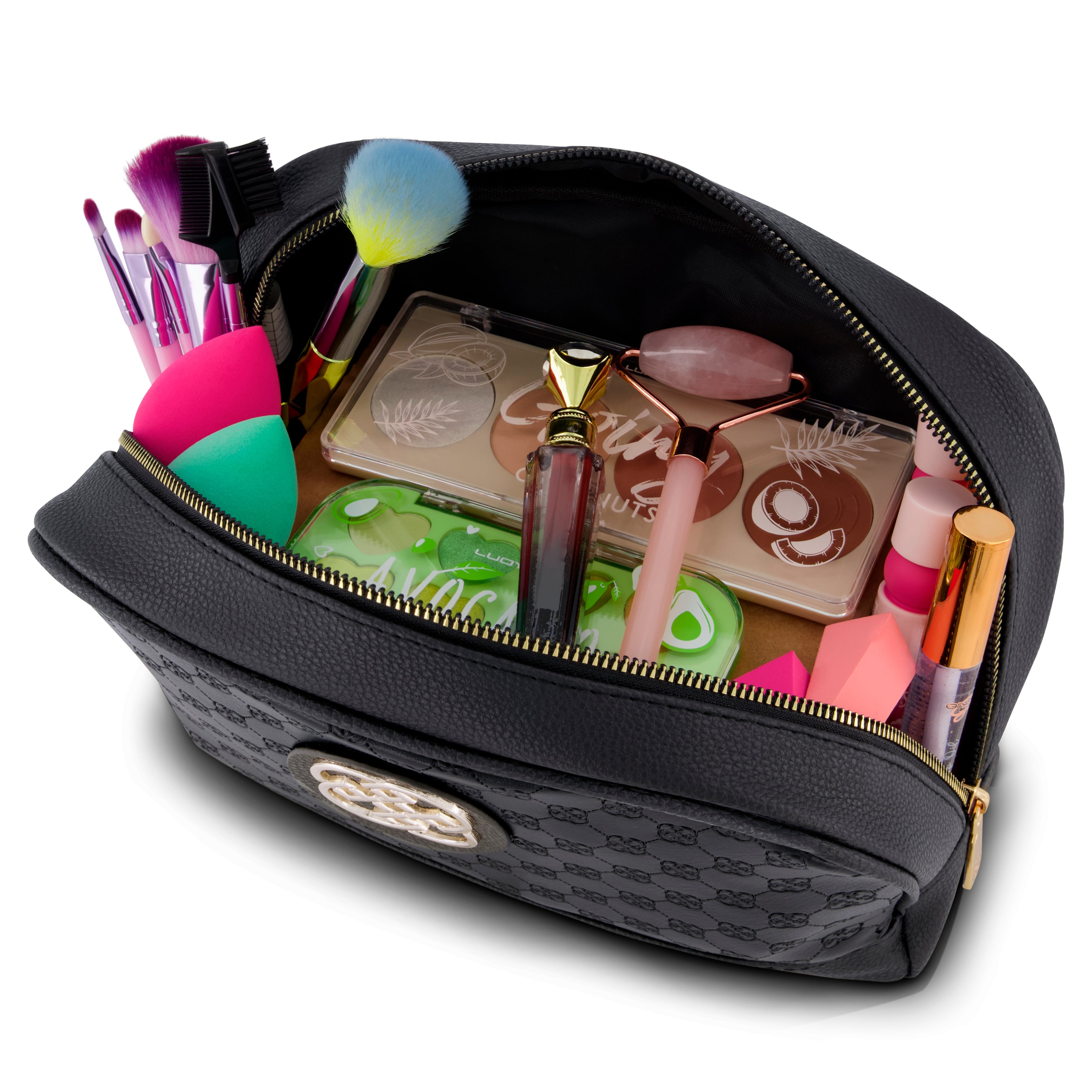 Unique Bargains Multicolor Travel Makeup Bag Toiletry Bag Travel Cosmetic  Organizer Pouch For Women : Target