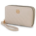 Daisy Fuentes Women's Diagonally Quilted Compact Wallet, Large Capacity with Double Zipper Closure