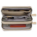 Daisy Fuentes Women's Diagonally Quilted Compact Wallet, Large Capacity with Double Zipper Closure