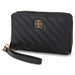 Daisy Fuentes Women's Diagonally Quilted Compact Wallet, Large Capacity with Double Zipper Closure