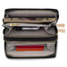 Daisy Fuentes Women's Diagonally Quilted Compact Wallet, Large Capacity with Double Zipper Closure