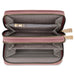 Daisy Fuentes Women's Diagonally Quilted Compact Wallet, Large Capacity with Double Zipper Closure
