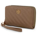 Daisy Fuentes Women's Diagonally Quilted Compact Wallet, Large Capacity with Double Zipper Closure