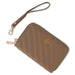 Daisy Fuentes Women's Diagonally Quilted Compact Wallet, Large Capacity with Double Zipper Closure