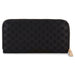 Daisy Fuentes Women's Single Zip Long Wallet - Debossed Monogram, Signature Logo, and Zip Around Closure