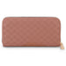 Daisy Fuentes Women's Single Zip Long Wallet - Debossed Monogram, Signature Logo, and Zip Around Closure