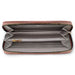 Daisy Fuentes Women's Single Zip Long Wallet - Debossed Monogram, Signature Logo, and Zip Around Closure