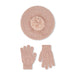 Laundry by Shelli Segal Women's Cozy Feather Yarn Beret and Glove Set