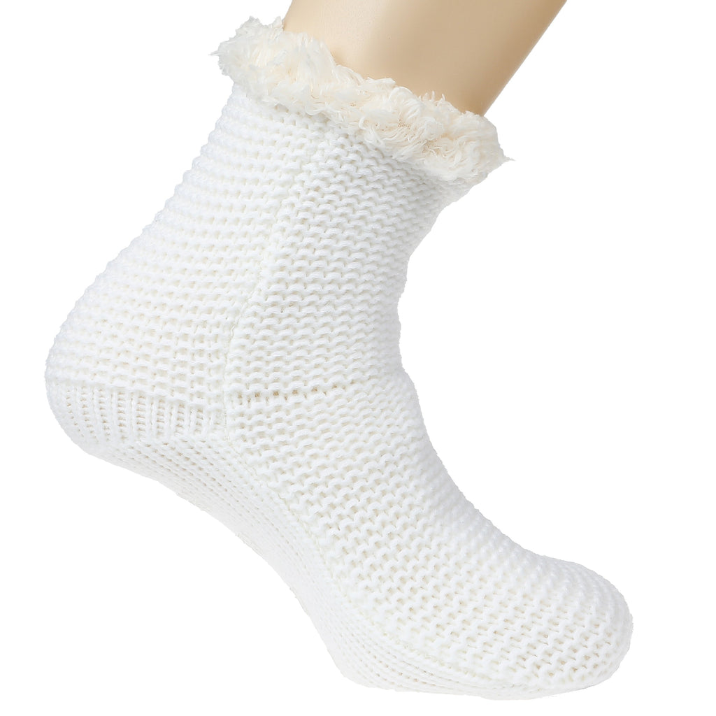 BEARPAW Pawz Women's Solid Lounge Socks Comfy Soft Cute Fuzzy Socks Warm Socks for Women - Women's Cozy Lounge Socks