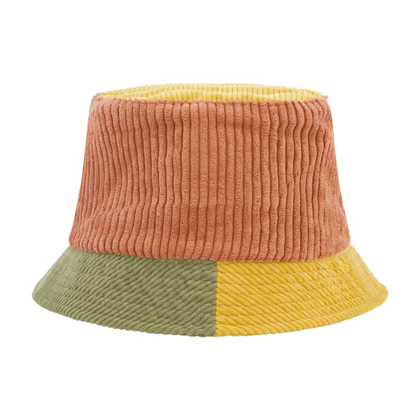 Rampage Women's Colorblock Corduroy Bucket Hat - Stylish and Trendy Headwear