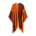 Rampage Women's Striped Woven Ruana Open Front Shawls - Stylish Wrap Cape