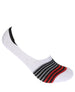 Steve Madden Men's 5 Pair's Comfy Athletic No-Show Invisible Multi Pique Foot Liner / Footies Socks