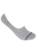 Steve Madden Men's 5 Pair's Comfy Athletic No-Show Invisible Multi Pique Foot Liner / Footies Socks