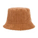 Tahari New York Women's Wide Wale Corduroy Bucket Hat - Chic and Stylish Headwear Packable for Travel