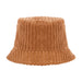 Tahari New York Women's Wide Wale Corduroy Bucket Hat - Chic and Stylish Headwear Packable for Travel