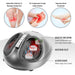 TRAKK Dome Shiatsu Air Compression Vibrating Foot Massager with Heat
